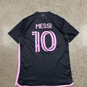 Adidas 2023-24 Lionel Messi Inter Miami Black & Pink Jersey (Size M)